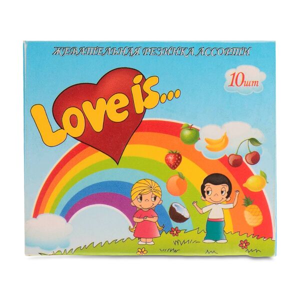 Жевательная резинка Love is... ассорти 10х4.2 г