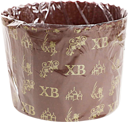 Форма для выпечки ЦФО Роскошь России 11*8.5см золото/серебро 3шт в ассортименте