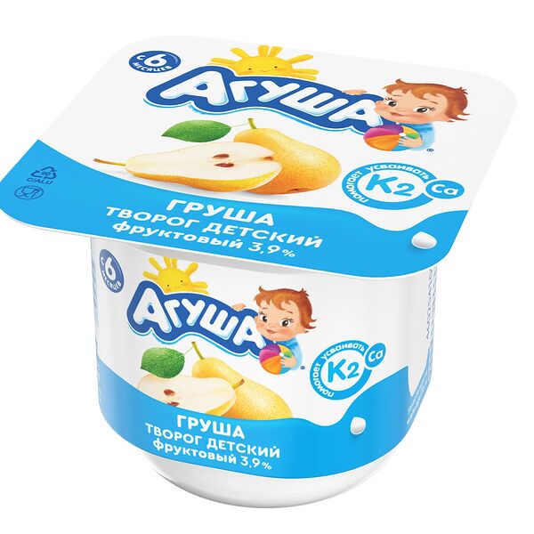 Творог фруктовый Агуша Груша 3,9%