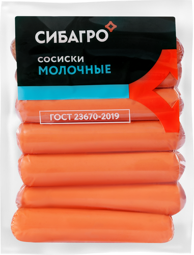 

Сосиски СибАгро Молочные 420 г