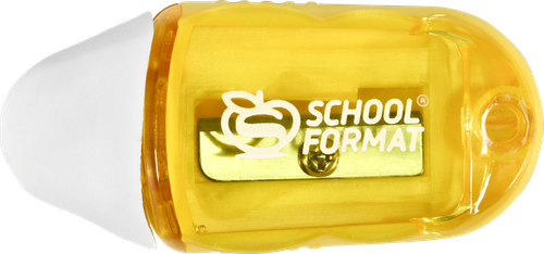 

Точилка Schoolformat Smart с ластиком корпус пластик 1 отверстие цвет в ассортименте