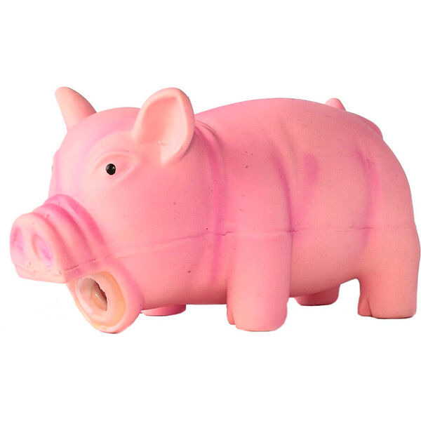 Игрушка для собак Petmax Поросенок розовый латекс 23 см