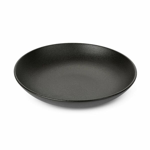 Тарелка суповая Domenik Rock Black 20 см фарфор