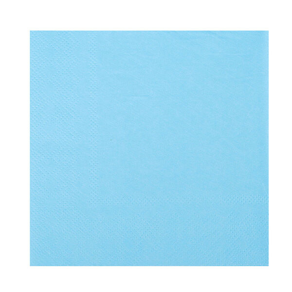 Набор бумажных салфеток, 25 см, голубой, 12 шт