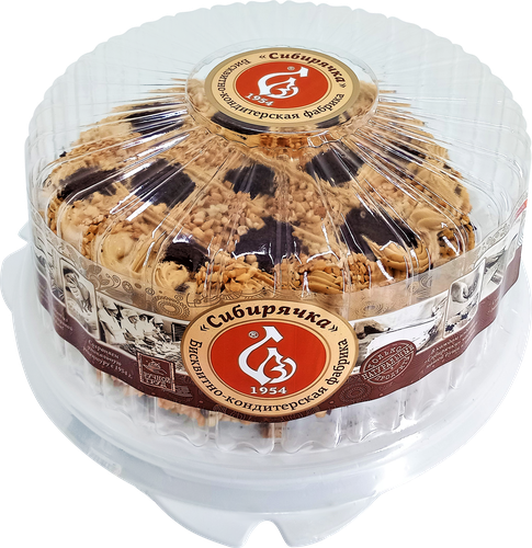 

Торт БКФ Сибирячка Золушка 1 кг