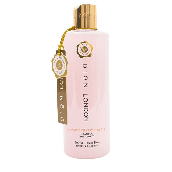 Шампунь с кератином Dion London c ароматом цветов японской вишни 500 мл, Великобритания