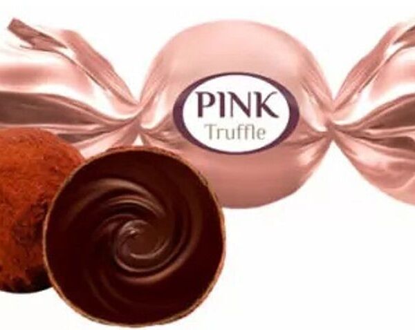 Конфеты Pink Truffle с кремовыми начинками глазированные