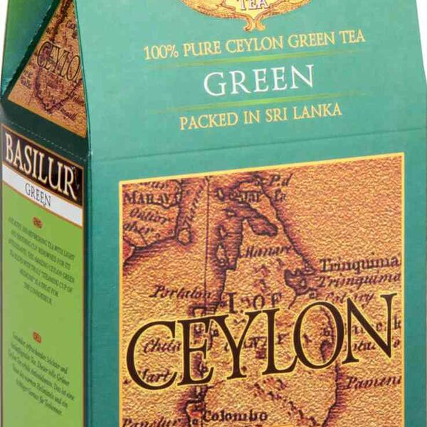 Чай зеленый Basilur The island of tea Ceylon Green листовой, 100г
