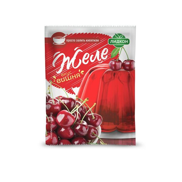 Желе Лидкон вкус Вишня 80г