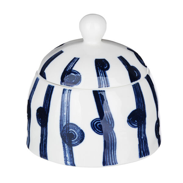 Millimi индиго сахарница, 220мл, 9,5х9,5х9см, керамика