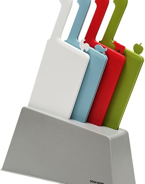 Набор разделочных досок Dosh Home Tucana с подставкой 4шт