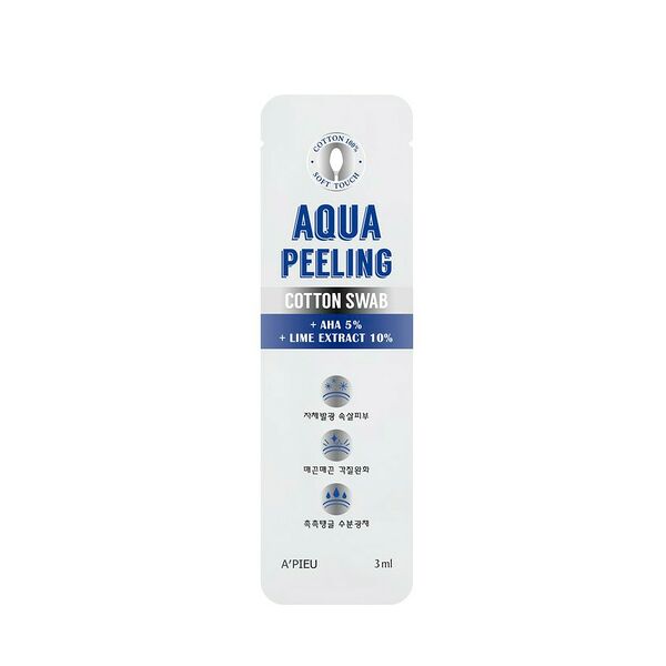 Ватная палочка для пилинга `A`PIEU` AQUA PEELING с 5% АНА-кислотами 3 мл