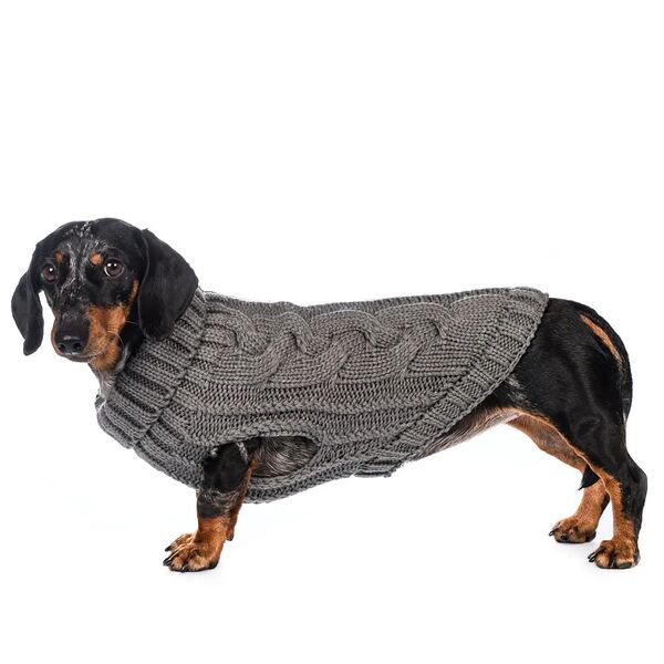 Свитер для собак 2XL серый (унисекс)