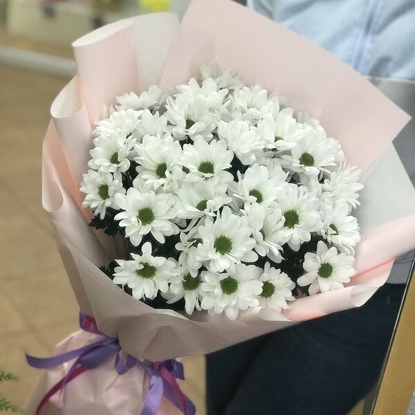 Букет с ромашками