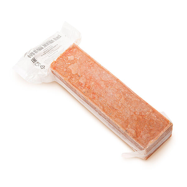 Фарш рыбный лососевых пород замороженный