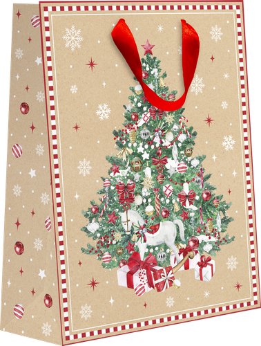 

Пакет подарочный Magic, крафт, 31x41x10см Арт. KXL