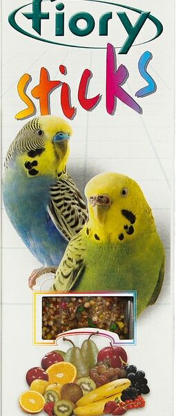 Лакомство для птиц Fiory палочки для попугаев с фруктами 2шт*30г