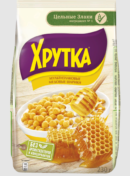 Сухой завтрак Хрутка Медовые шарики