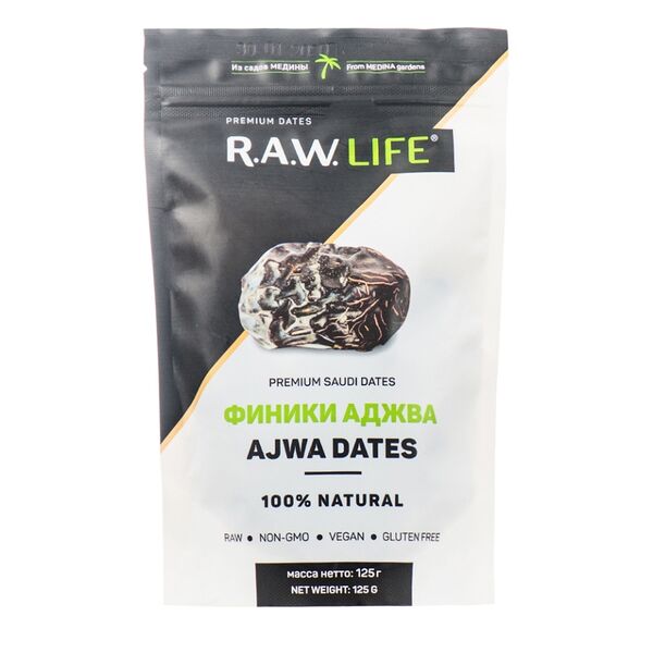 Финики R.A.W. LIFE Аджва, 125 г