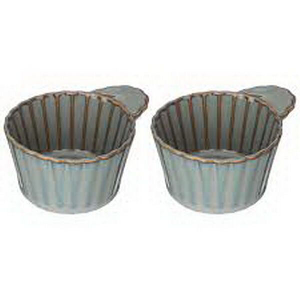 Набор форм для выпечки и сервировки Bronco Soul Kitchen 2шт 8/10*8*4,5см 100мл синий