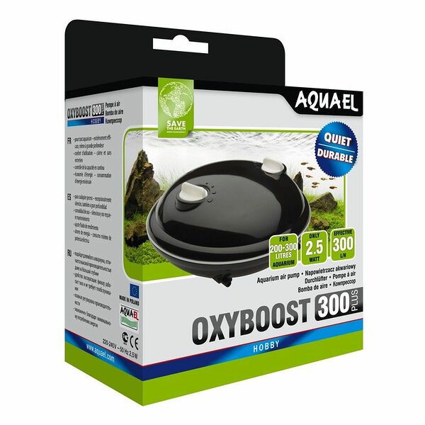 Aquael Компрессор OXYBOOST двухканальный 300 plus