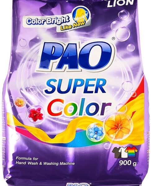 Порошок для стирки Lion Pao Super Color антибактериальный для цветного белья 900г