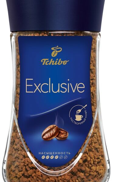 Кофе растворимый Tchibo Exclusive натуральный сублимированный 190г