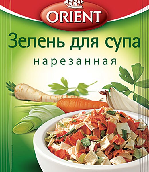 Приправа Orient Зелень для супа нарезанная 14г