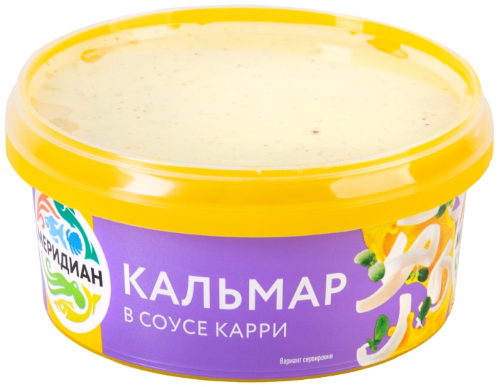 

Кальмар в соусе карри Меридиан 180 г