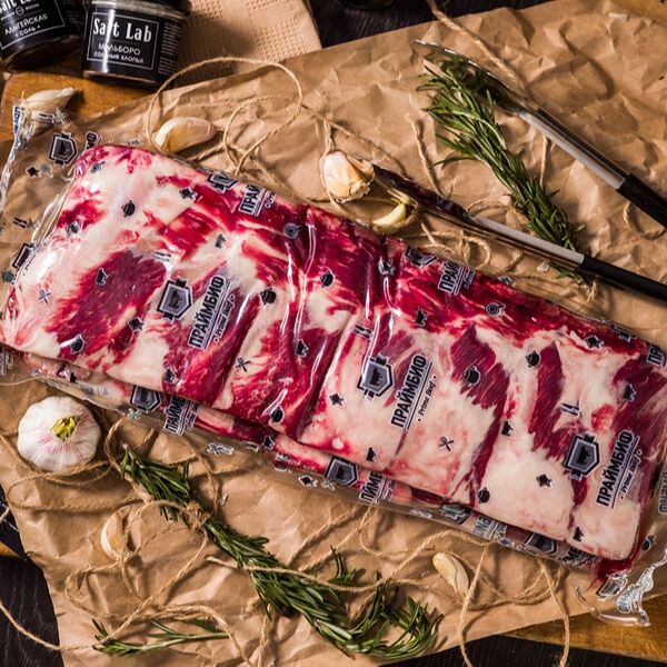Ребра back ribs (prime) праймбиф, замороженные