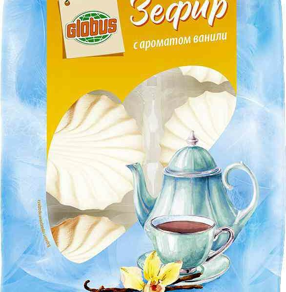 Зефир Глобус с ароматом ванили