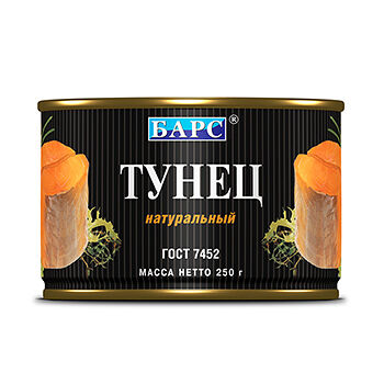 Тунец Барс натуральный