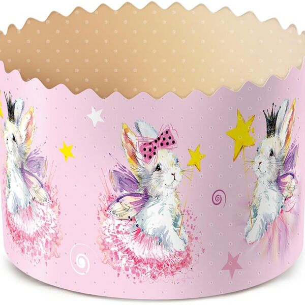 Набор пасхальный Домашняя кухня Формы для кулича бумажные 60*70мм 8шт в ассортименте