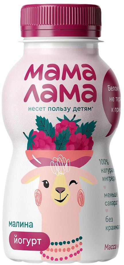 

Йогурт питьевой Мама Лама с малиной 2.5%