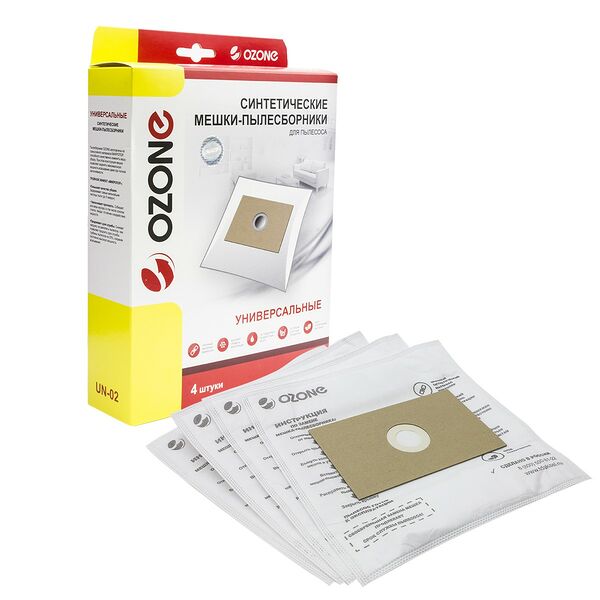 Мешки-пылесборники Ozone, 4 шт