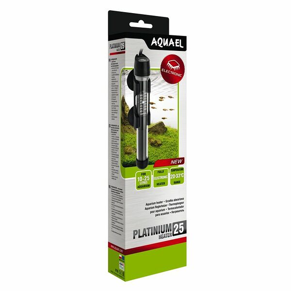 Обогреватель для аквариумов Platinium Heater регулируемый 25w 10-25 л