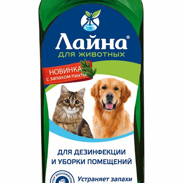 Средство Лайна для дезинфекции и уборки мест обитания животных аромат пихты 500 мл