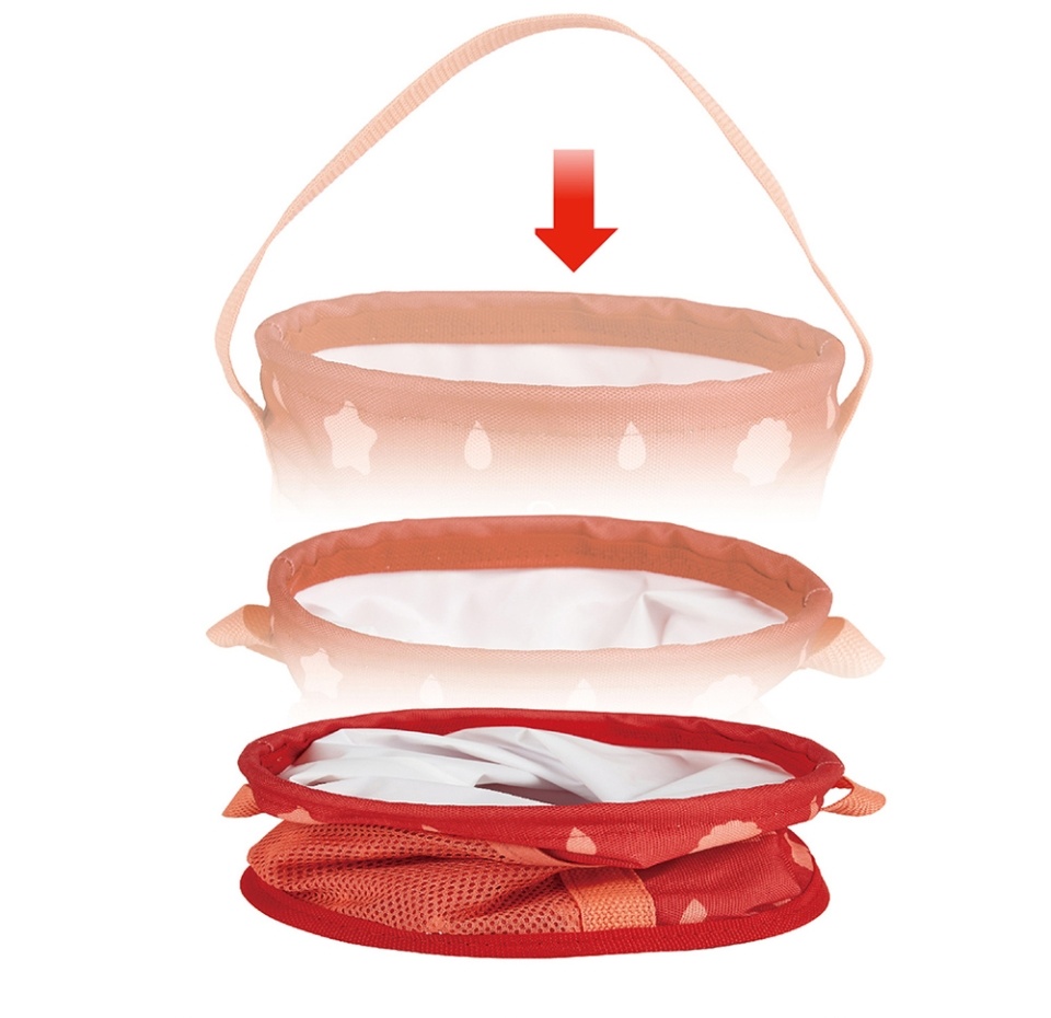 

Ведерко-сумочка Hape Рыбка складкое для пляжа, с лопаткой и формочкой, Китай