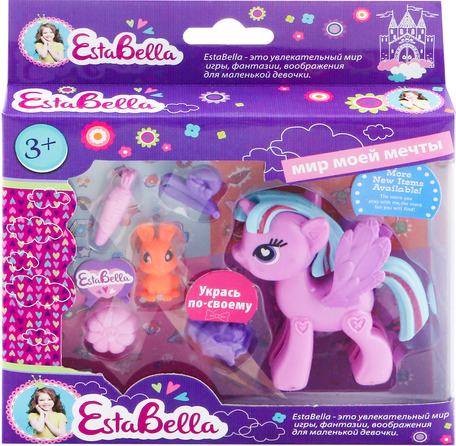 

Игрушка ESTABELLA Пегас, с аксессуарами Арт. 70393