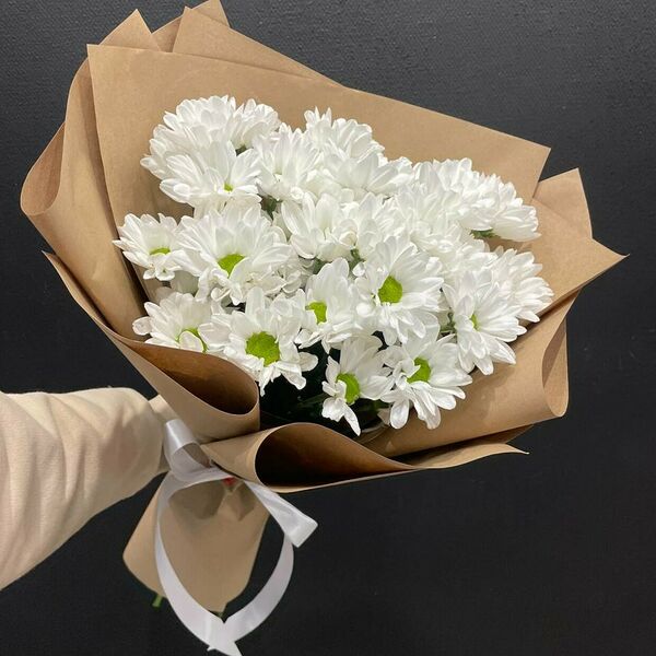 Букет из 5 хризантем