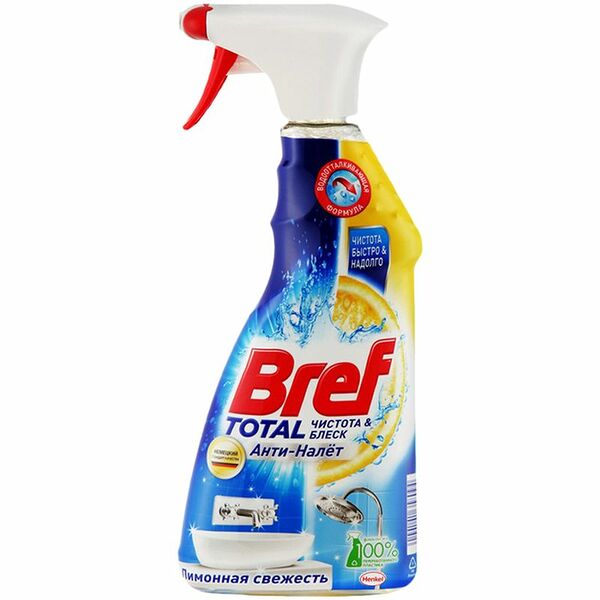 Средство чистящее Bref Анти-Налет Лимонная свежесть 500 мл