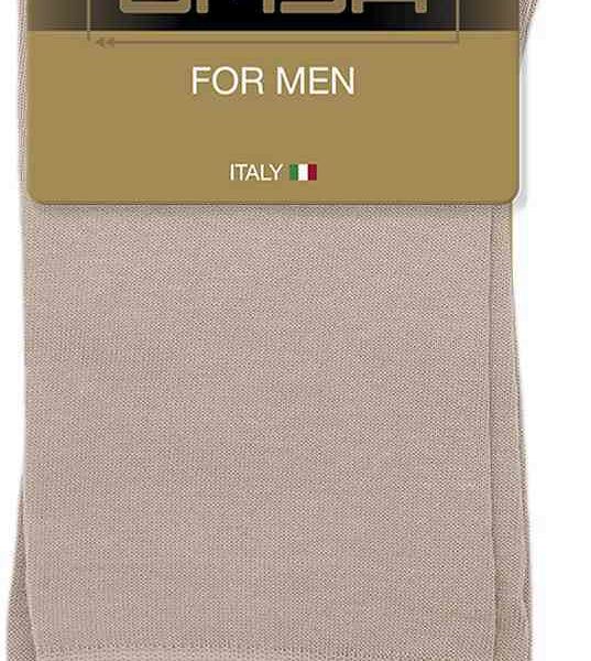 Носки мужские Omsa Classic 203 цвет: бежевый, размер 39-41