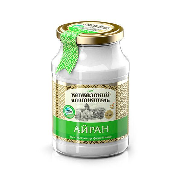 Айран Кавказский долгожитель 4% 900г