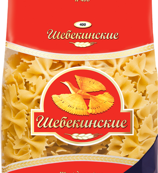 Макароны Шебекинские Бабочки группа А, высший сорт