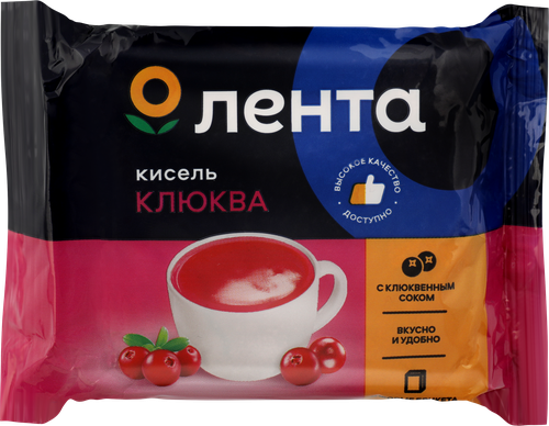 

Кисель Лента Клюква 190 г