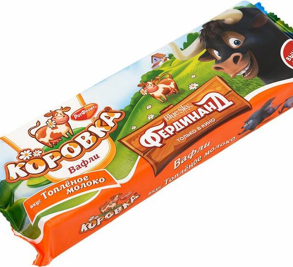 Вафли Коровка Топлёное молоко, 300г