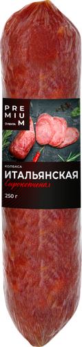 

Колбаса сырокопченая ЛЕНТА PREMIUM Итальянская