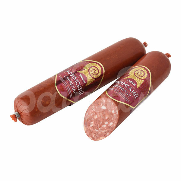 Колбаса Сервелат Уфимский 400гр в/к УМКК в/у