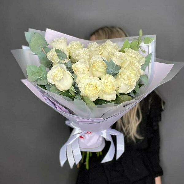 Букет из сортовых премиальных роз