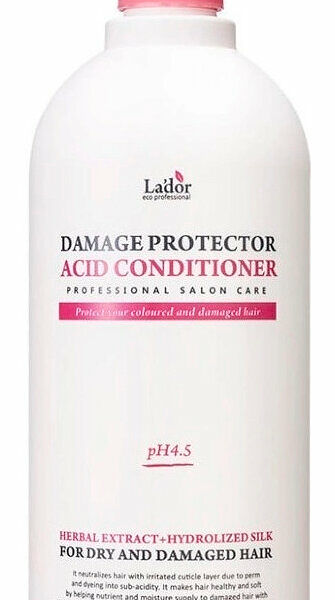 LA`DOR Кондиционер для поврежденных волос Damage Protector Acid Conditioner, 900 мл